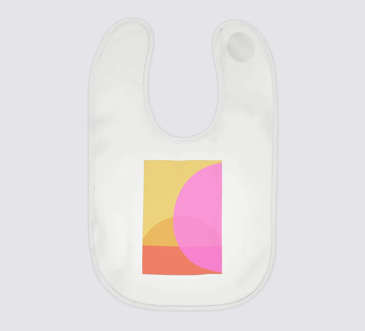 Affinity baby bib by Rose Beck Art