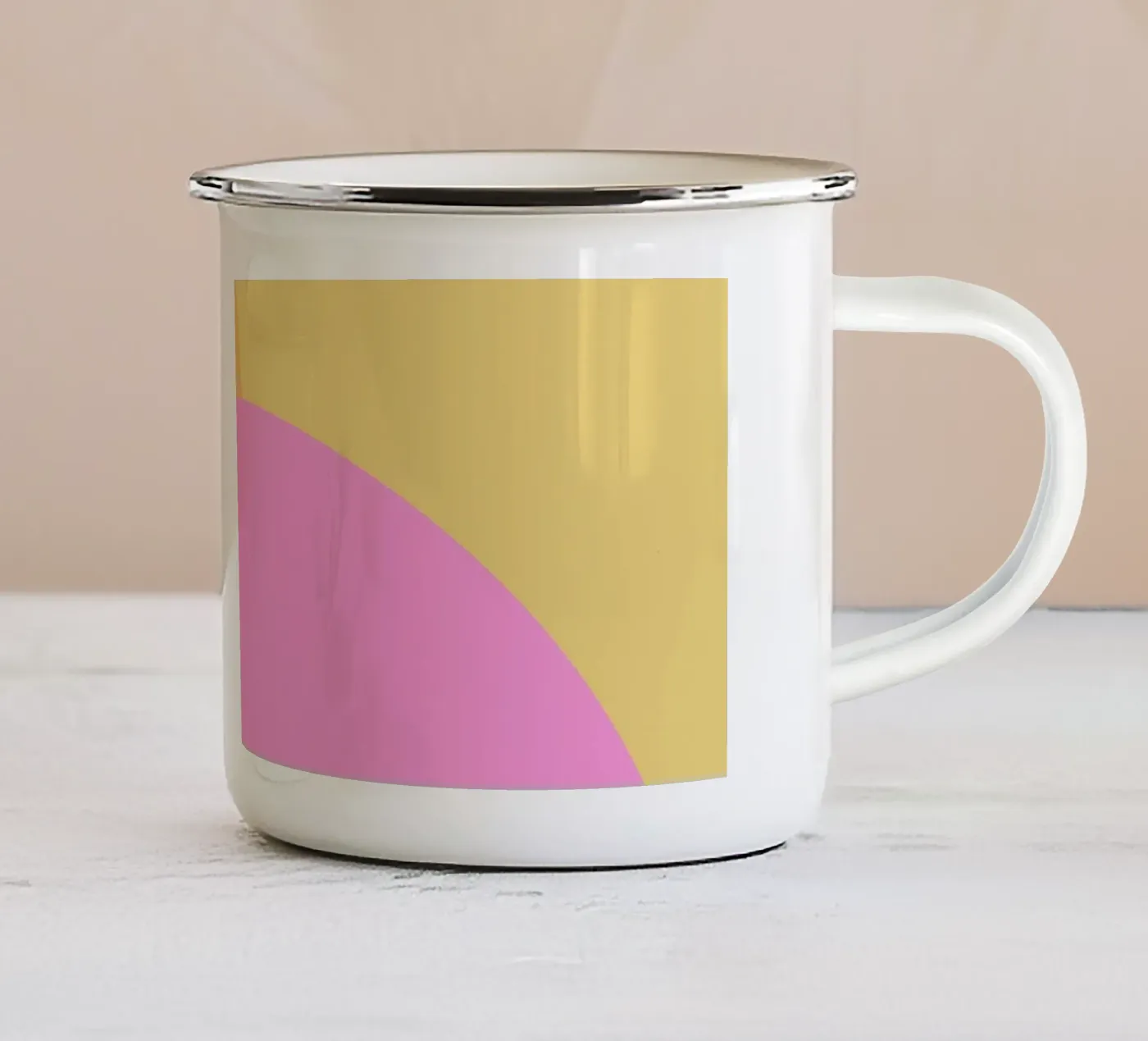 Affinità tazza in smalto da Rose Beck Art