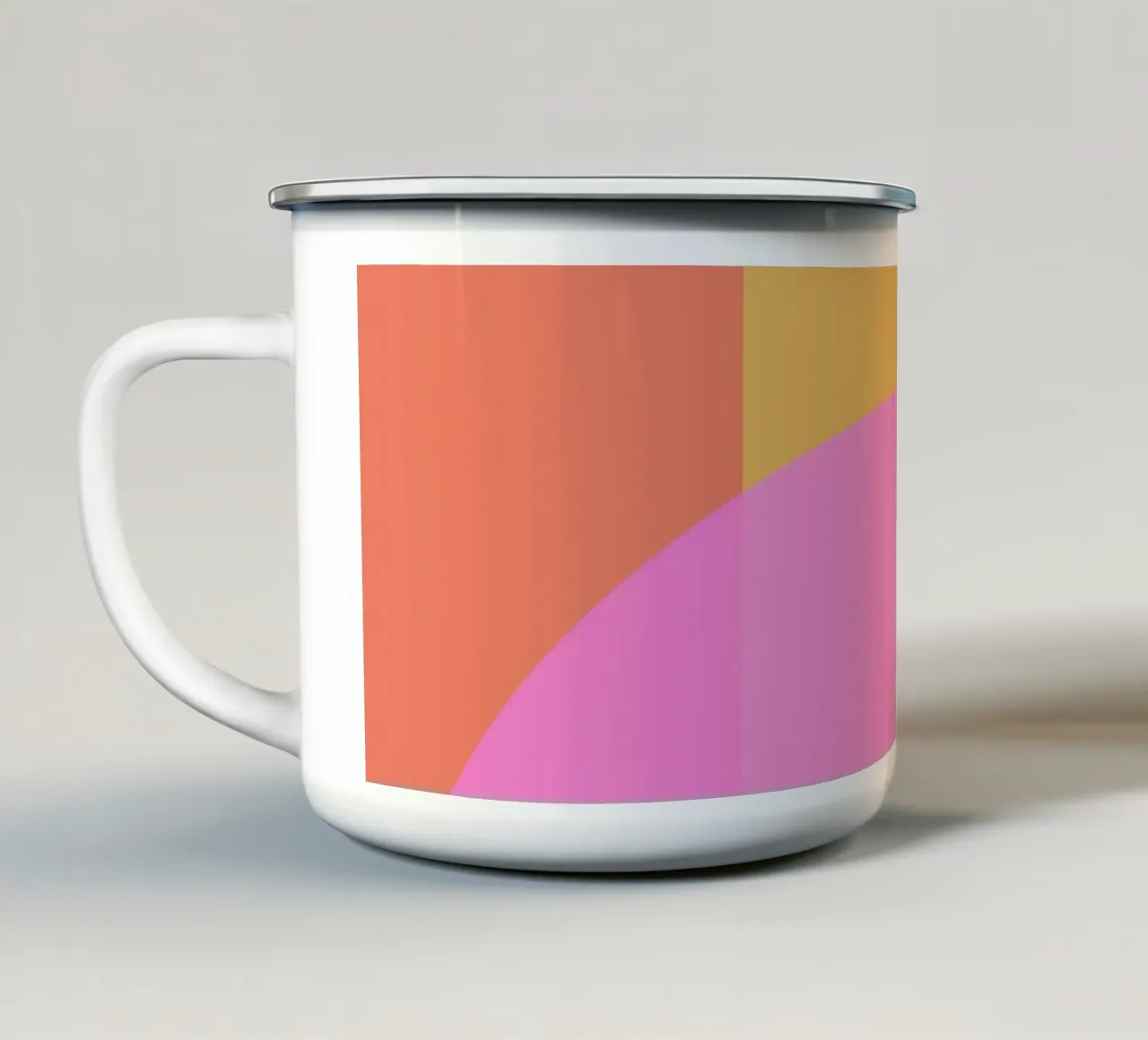 Affinità tazza in smalto da Rose Beck Art