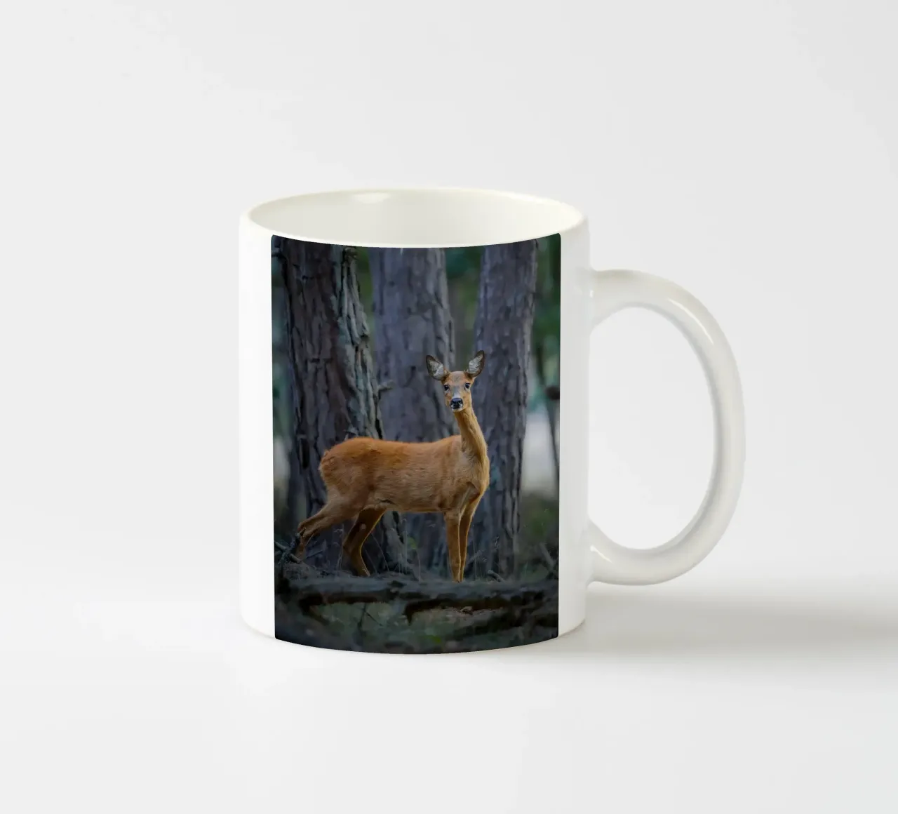Femmina di capriolo tazza in ceramica da Tom's Wildlife