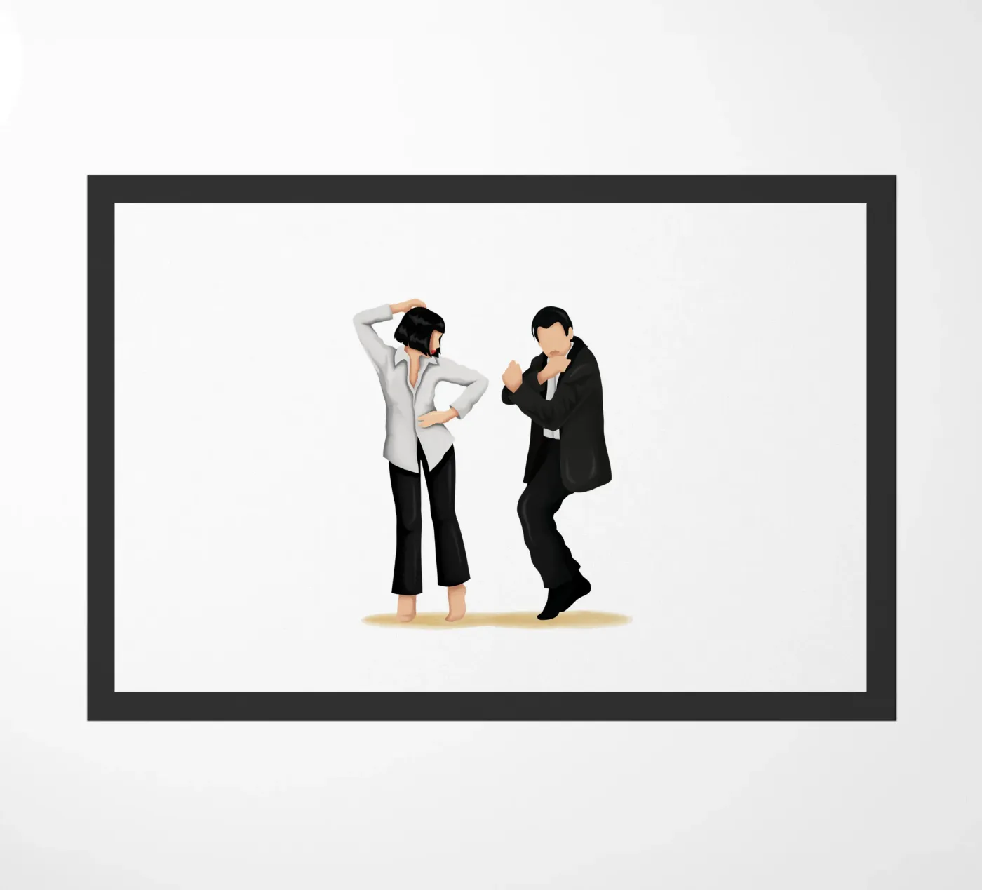 Pulp Fiction Fußmatte von Nour Tohme