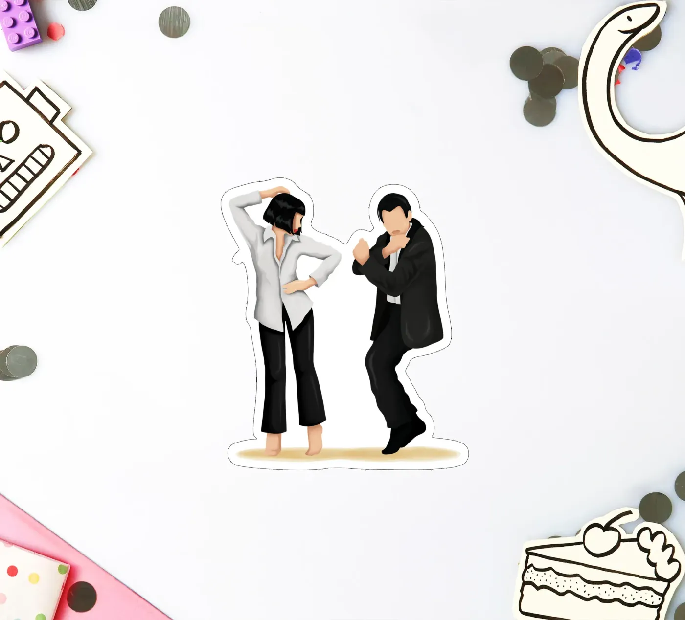 Pulp Fiction sticker by Nour Tohme