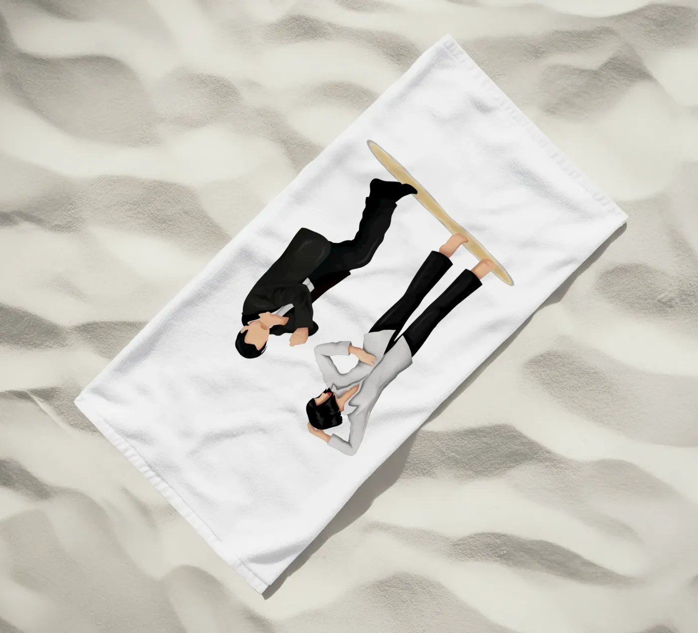 Pulp Fiction strandhanddoek van Nour Tohme