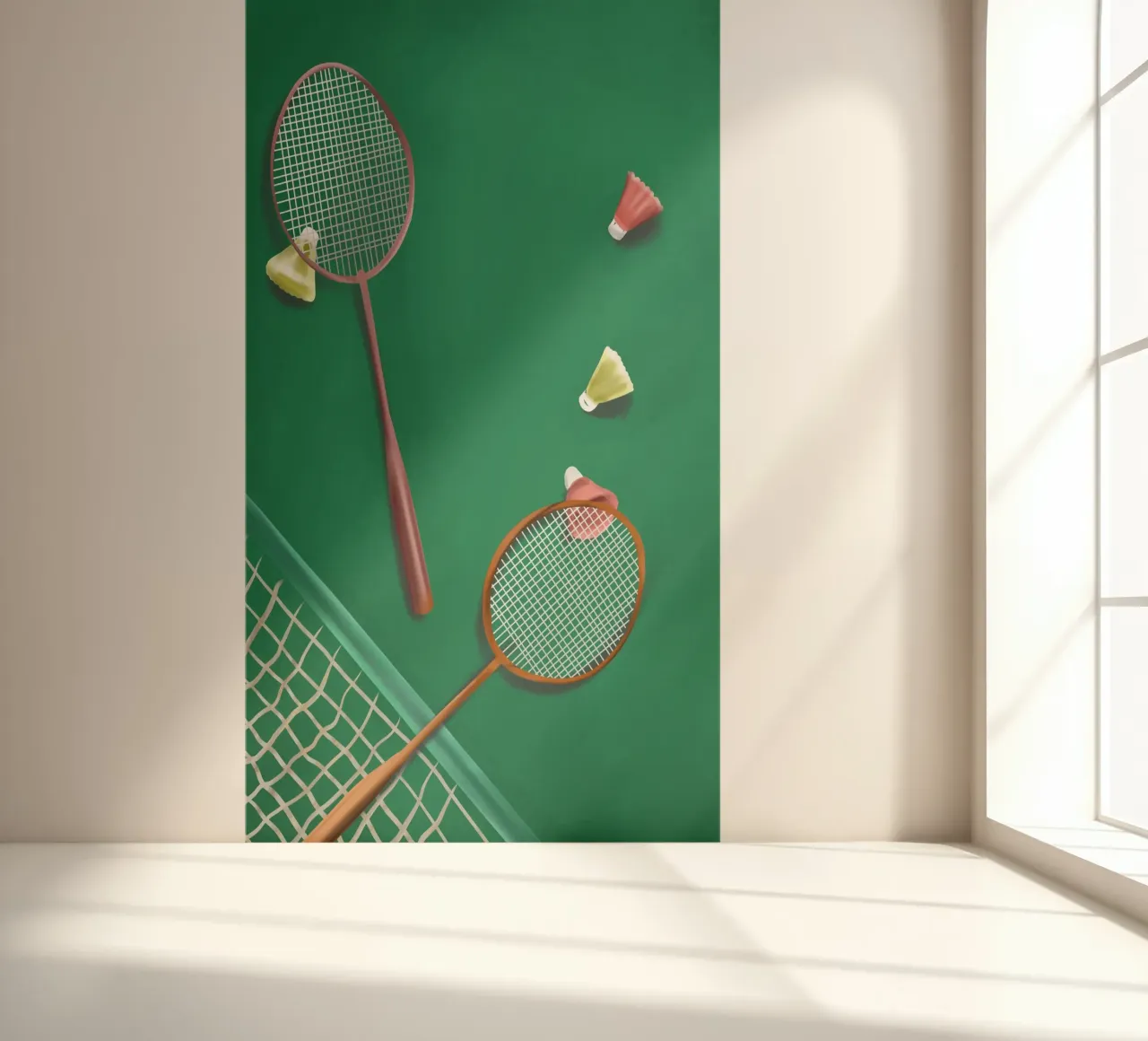 Dancing Feathers fotobehang van cityart