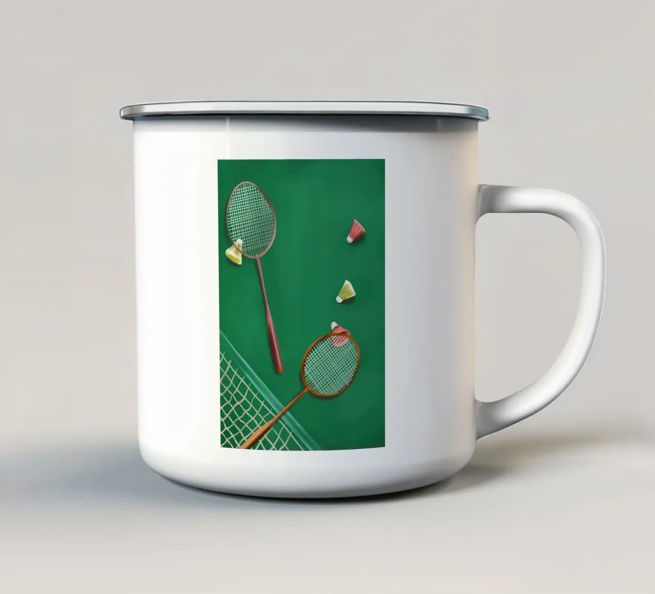 Dancing Feathers tazza in smalto da cityart