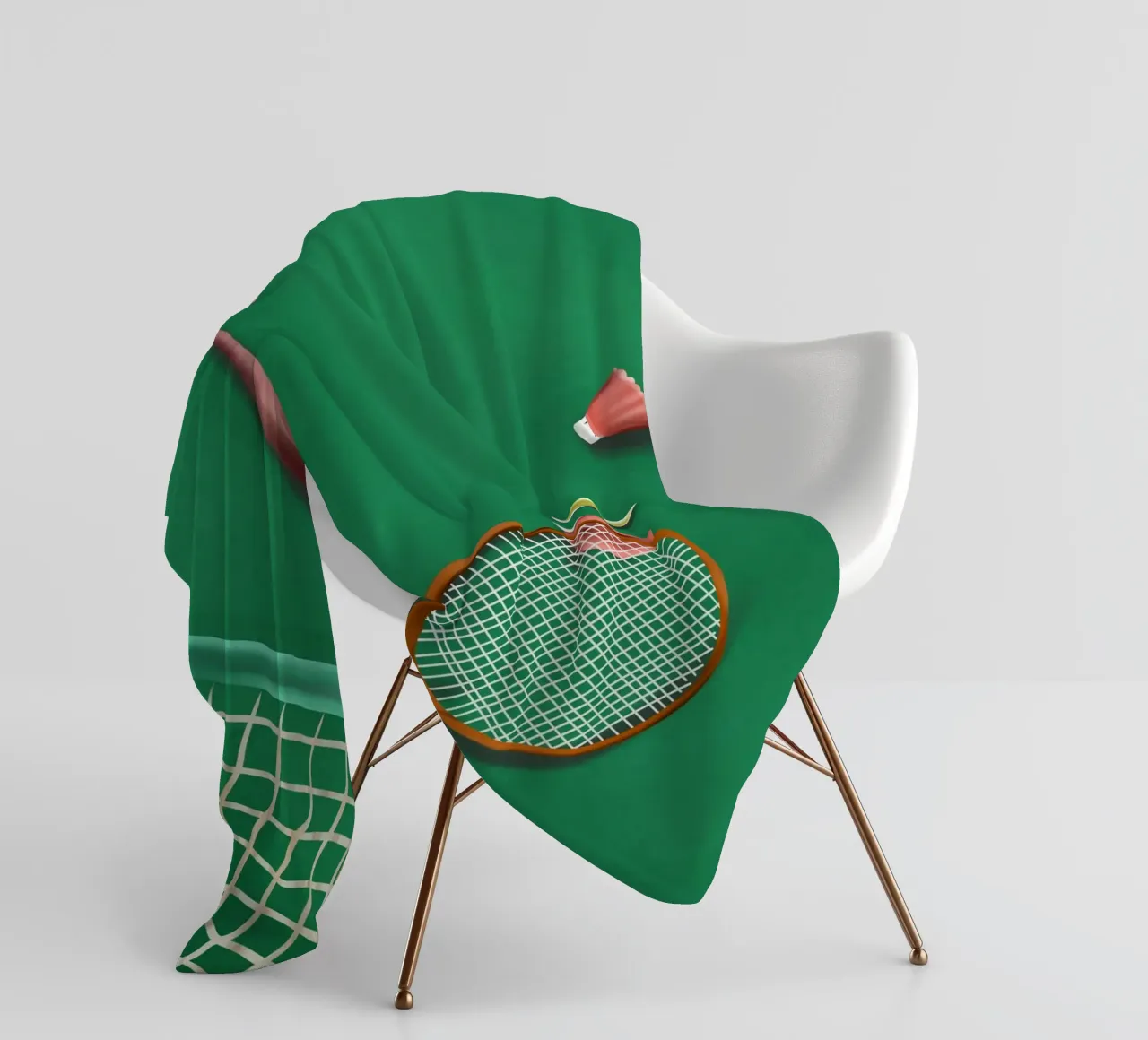 Dancing Feathers Fleecedecke von cityart