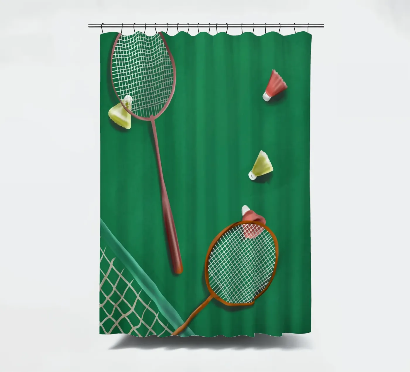 Dancing Feathers douchegordijn van cityart