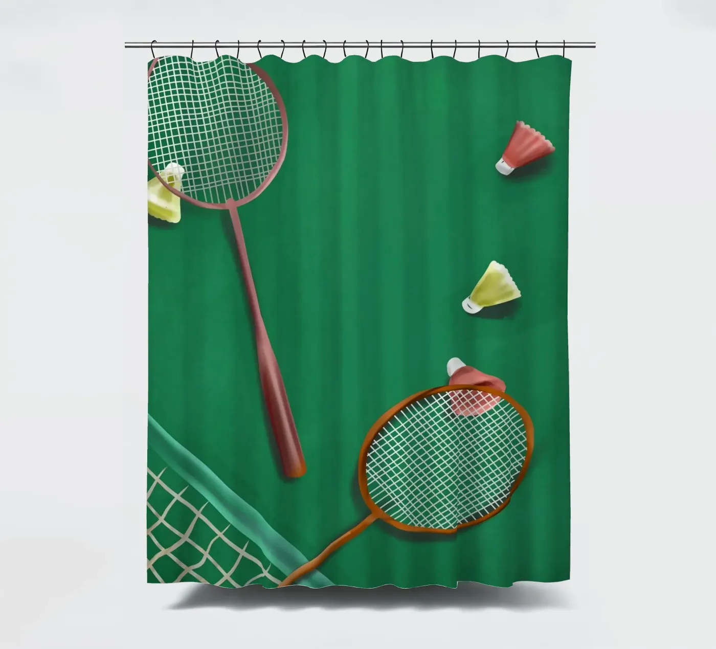 Dancing Feathers douchegordijn van cityart