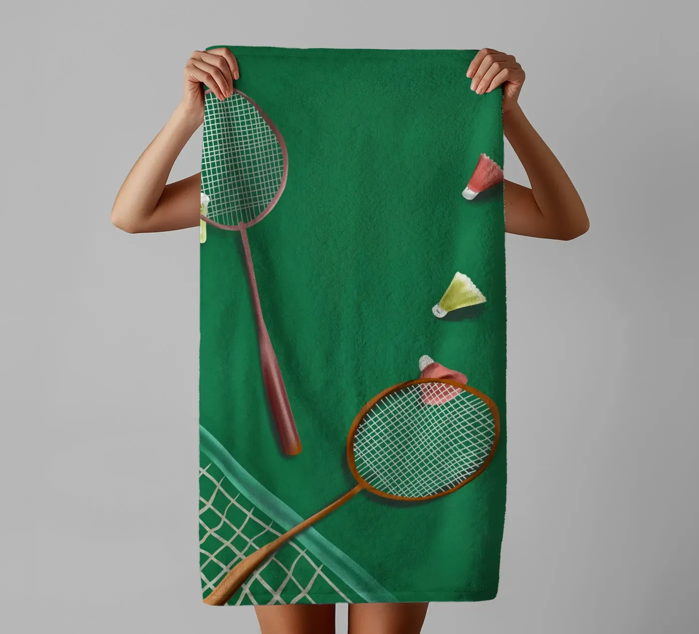 Dancing Feathers badhanddoek van cityart