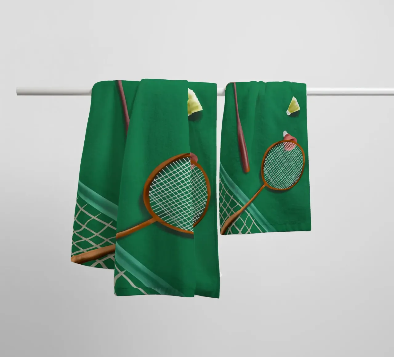 Dancing Feathers badhanddoek van cityart