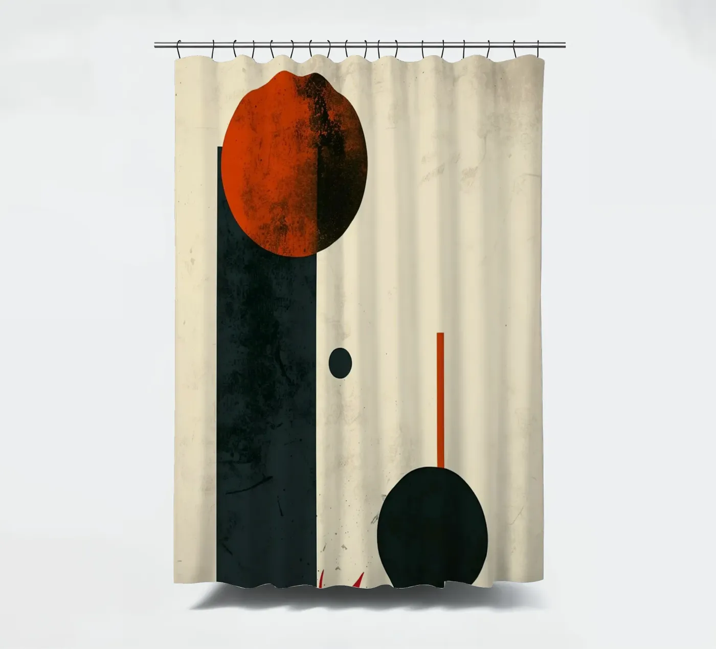 Falling Equilibrium rideau de douche de Geometrica