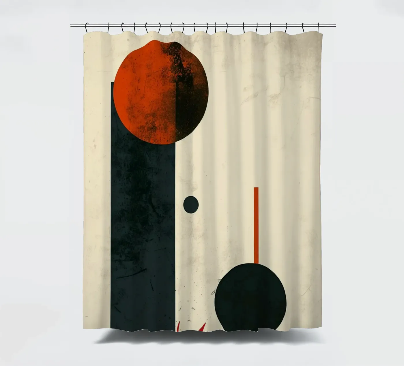 Falling Equilibrium rideau de douche de Geometrica