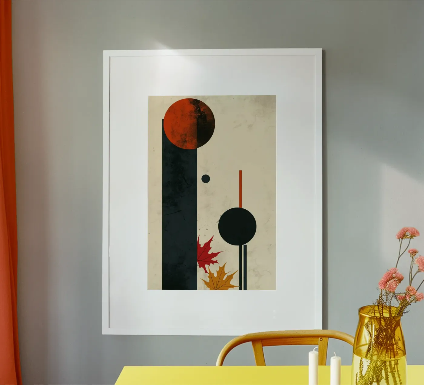 Falling Equilibrium poster by Geometrica