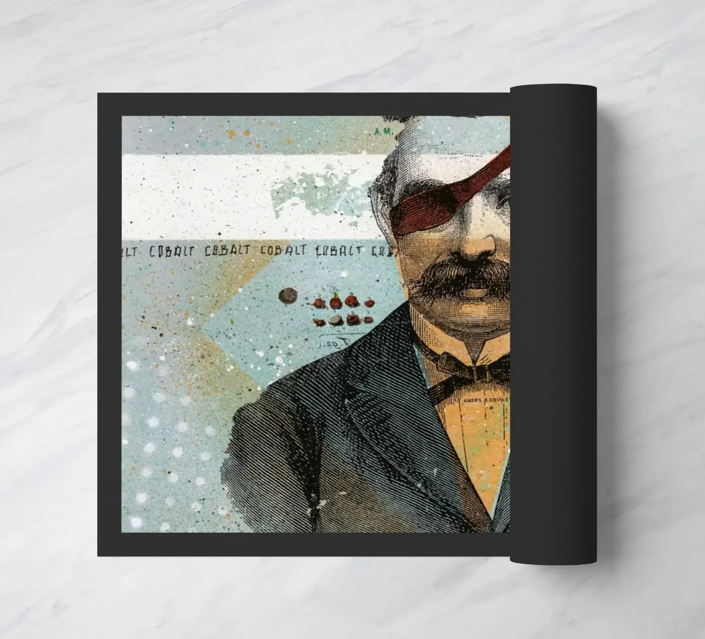 Colbalt doormat by Tameo