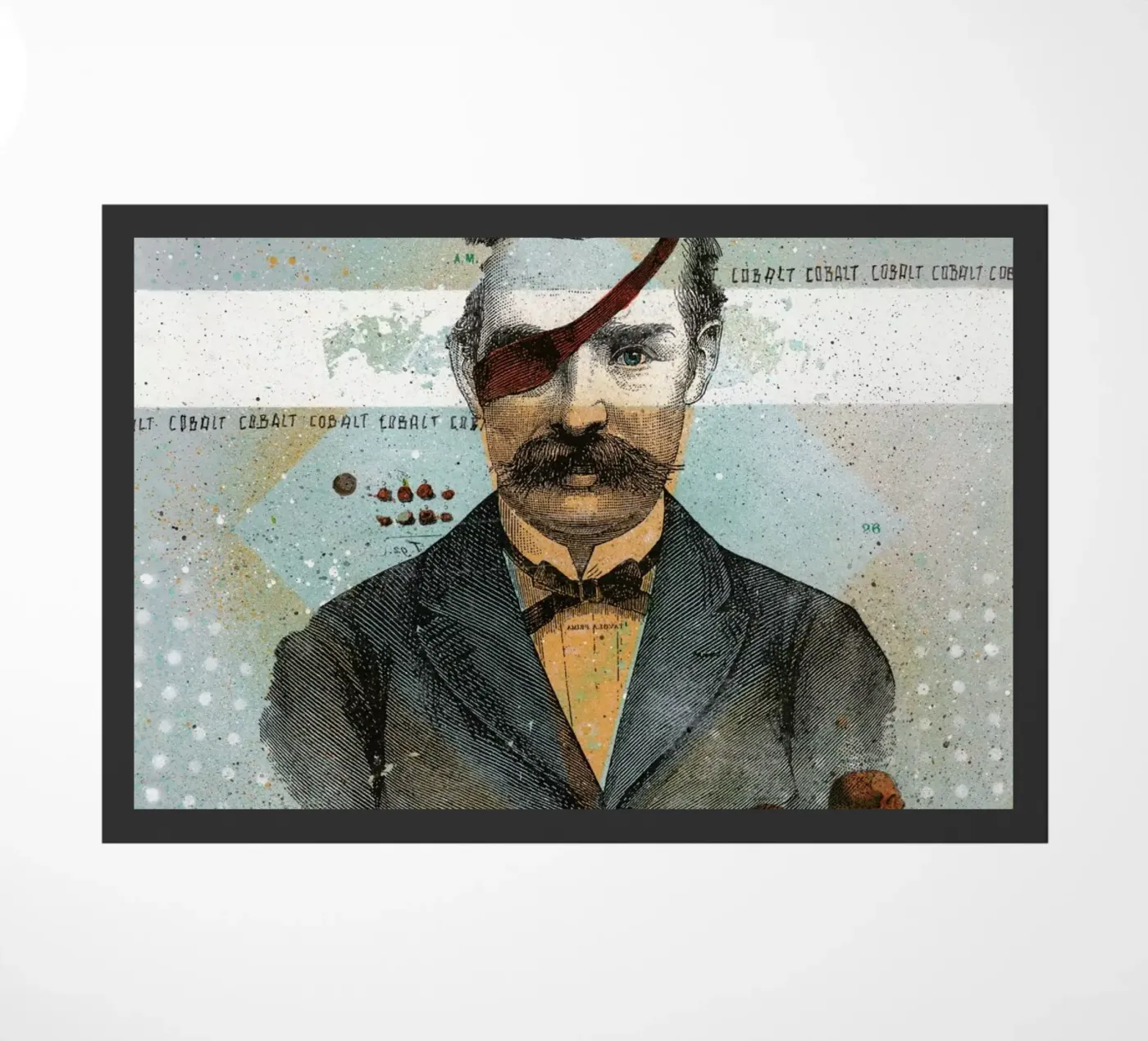 Colbalt doormat by Tameo