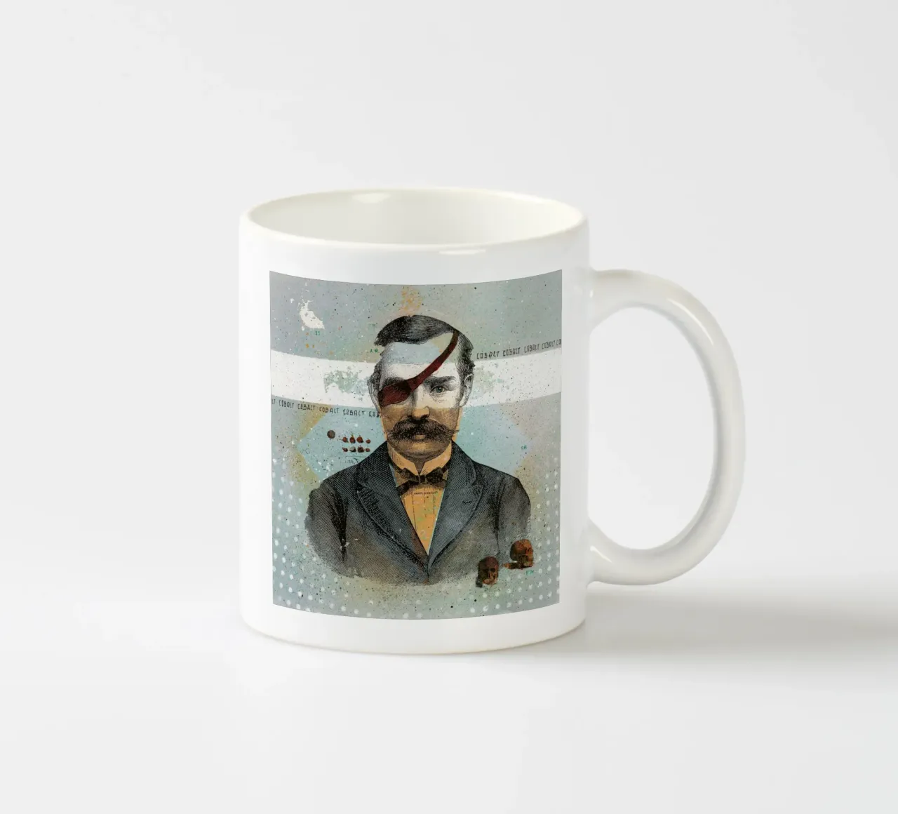 Colbalt tazza in ceramica da Tameo