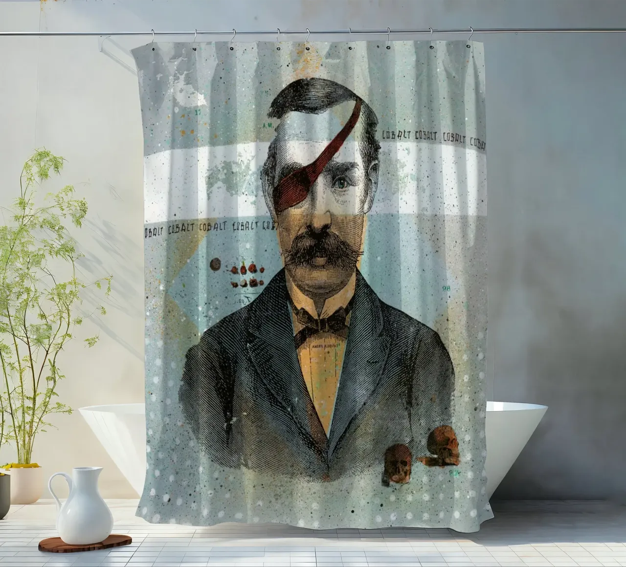 Colbalt tenda da doccia da Tameo