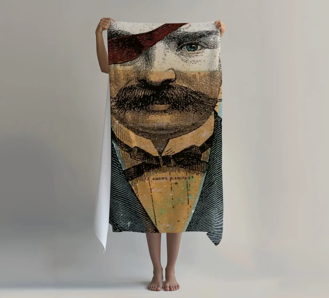 Colbalt beach towel by Tameo