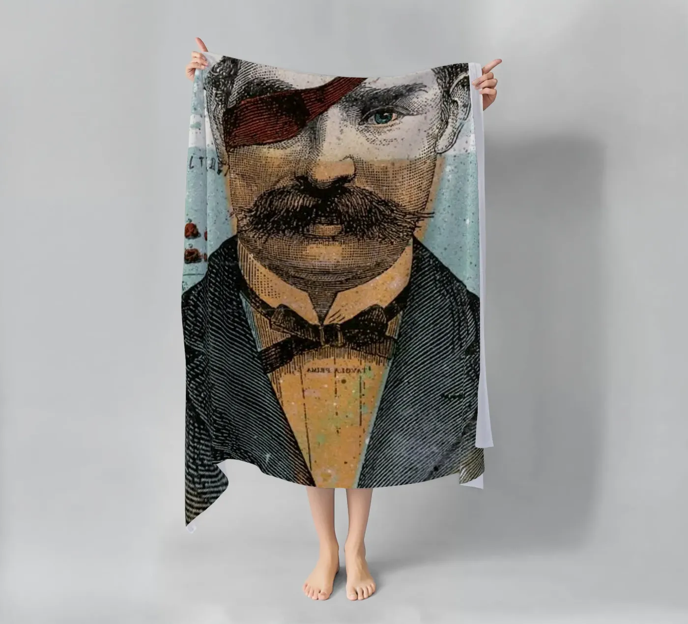 Colbalt beach towel by Tameo