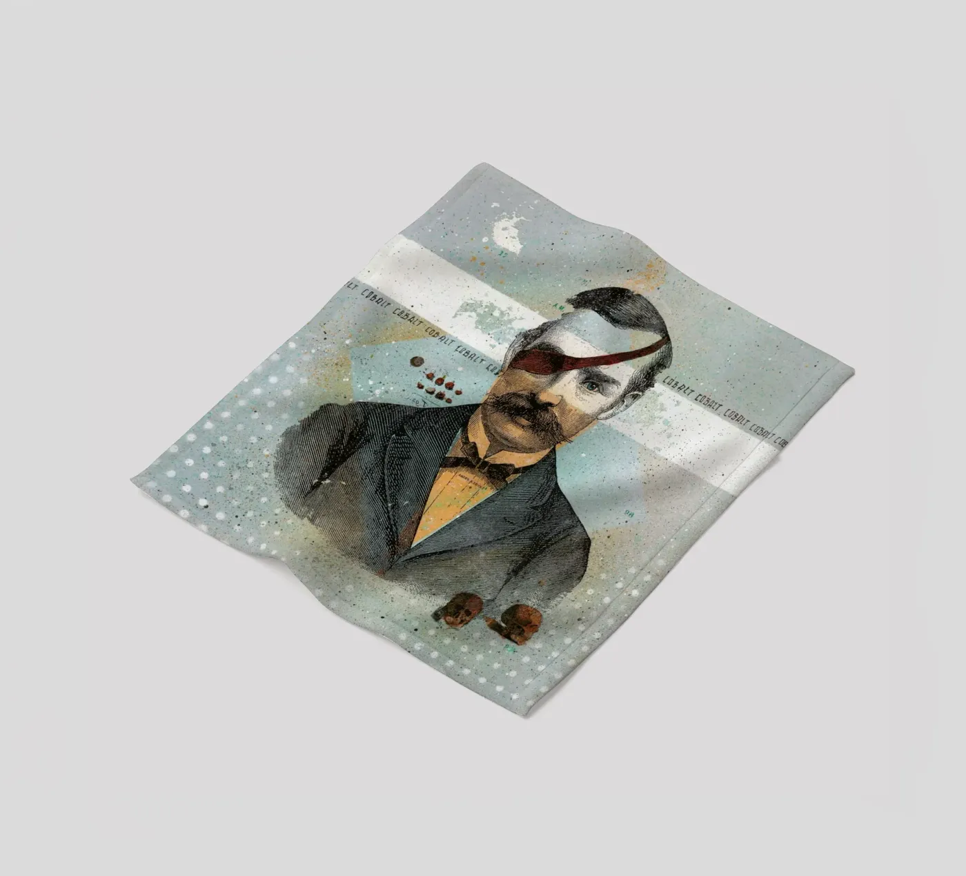 Colbalt fleecedeken van Tameo