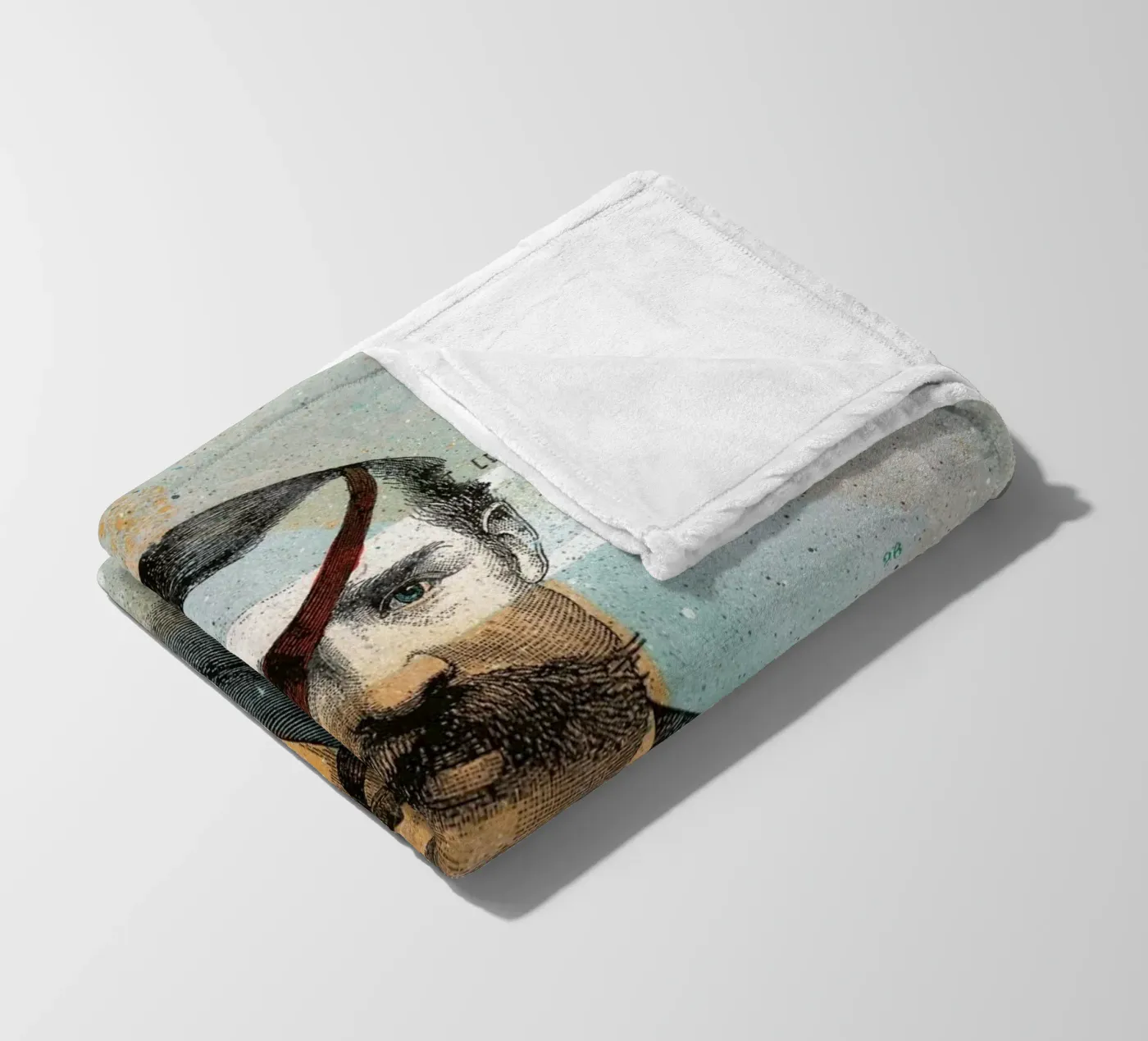 Colbalt fleecedeken van Tameo