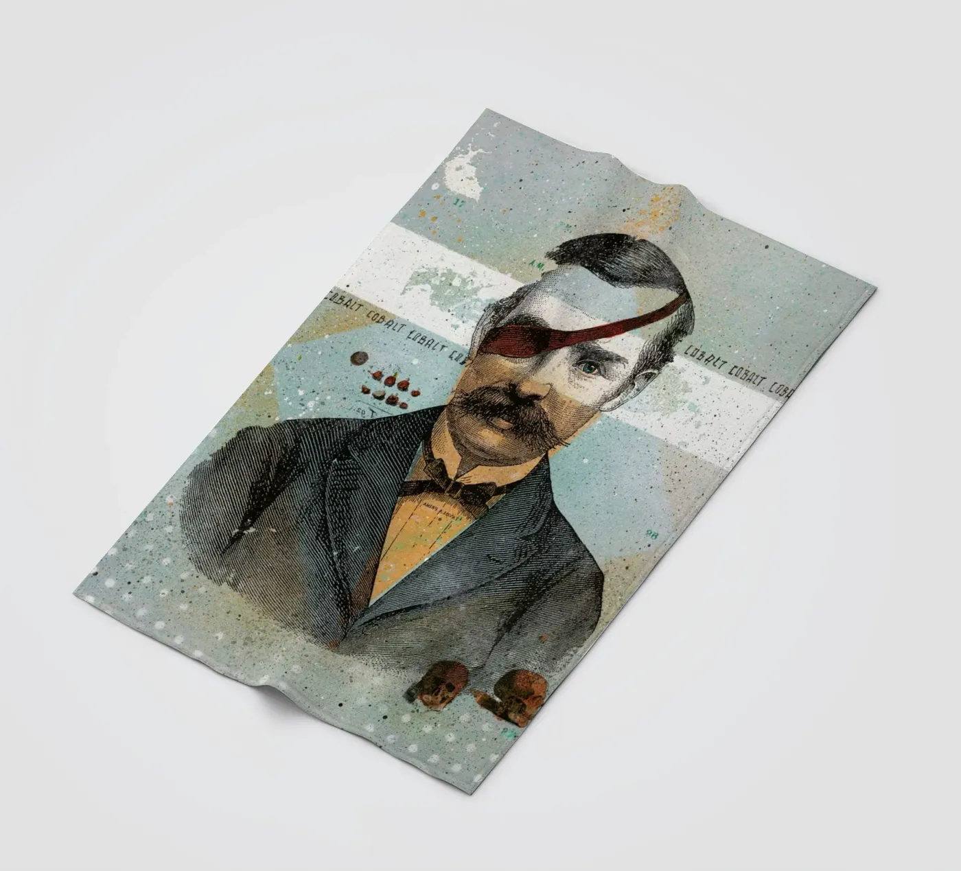 Colbalt fleecedeken van Tameo