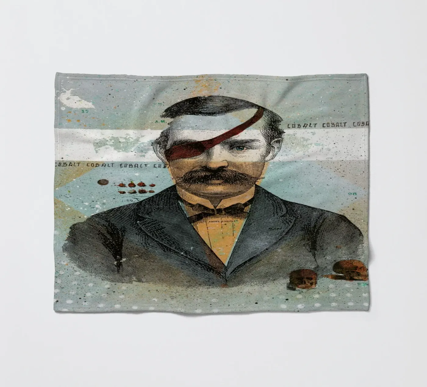 Colbalt fleecedeken van Tameo