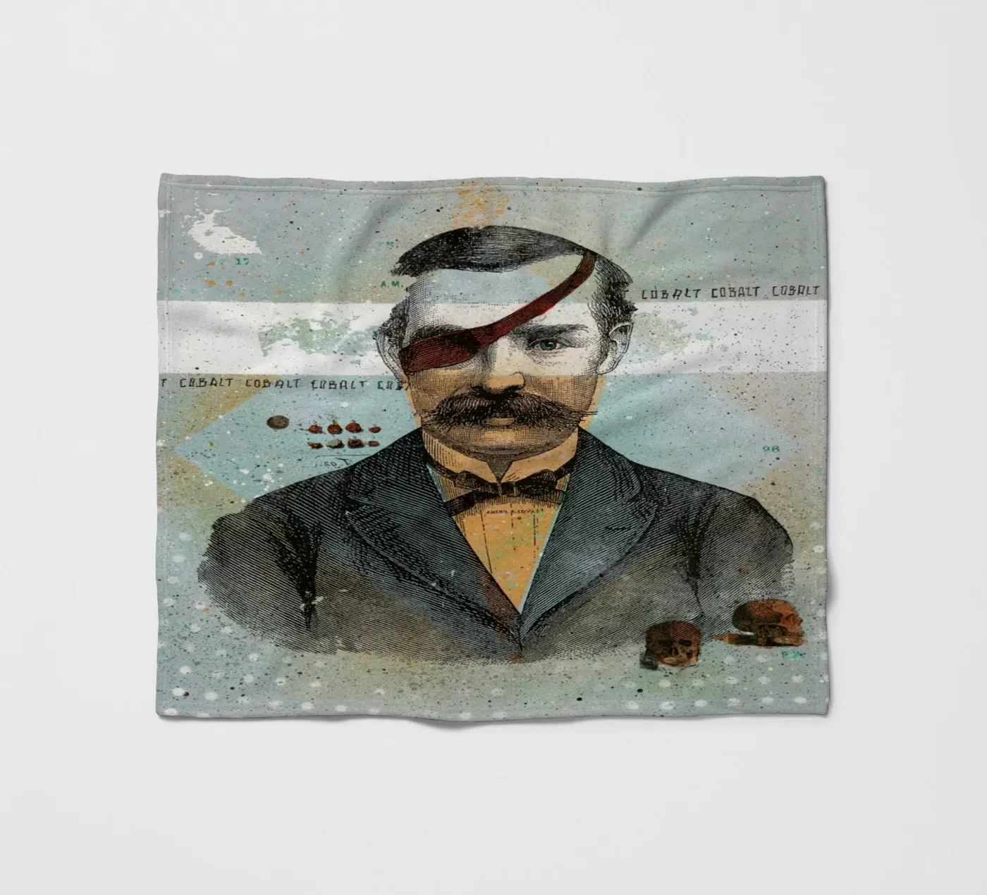 Colbalt fleecedeken van Tameo