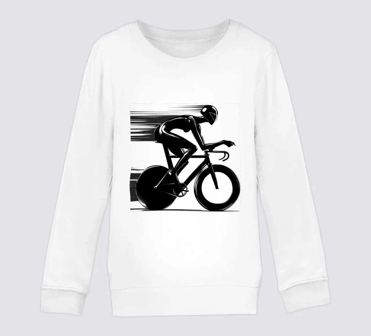 CICLISTA IN GARA felpa bambino da ARTOMATIC