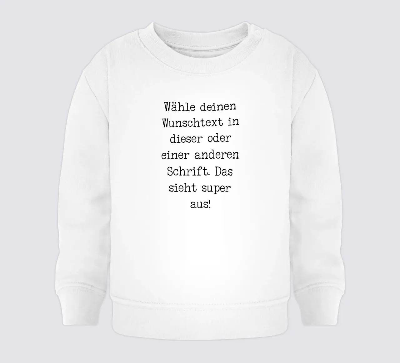 El texto que desee, adaptable, personalizable sudadera de bebé de RB-Quotes