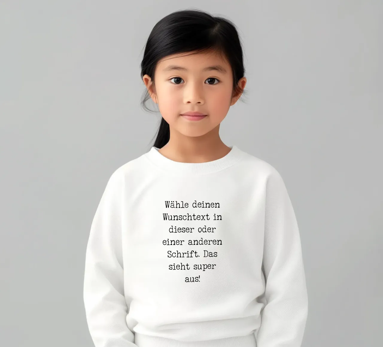 El texto que desee, adaptable, personalizable sudadera para niño de RB-Quotes