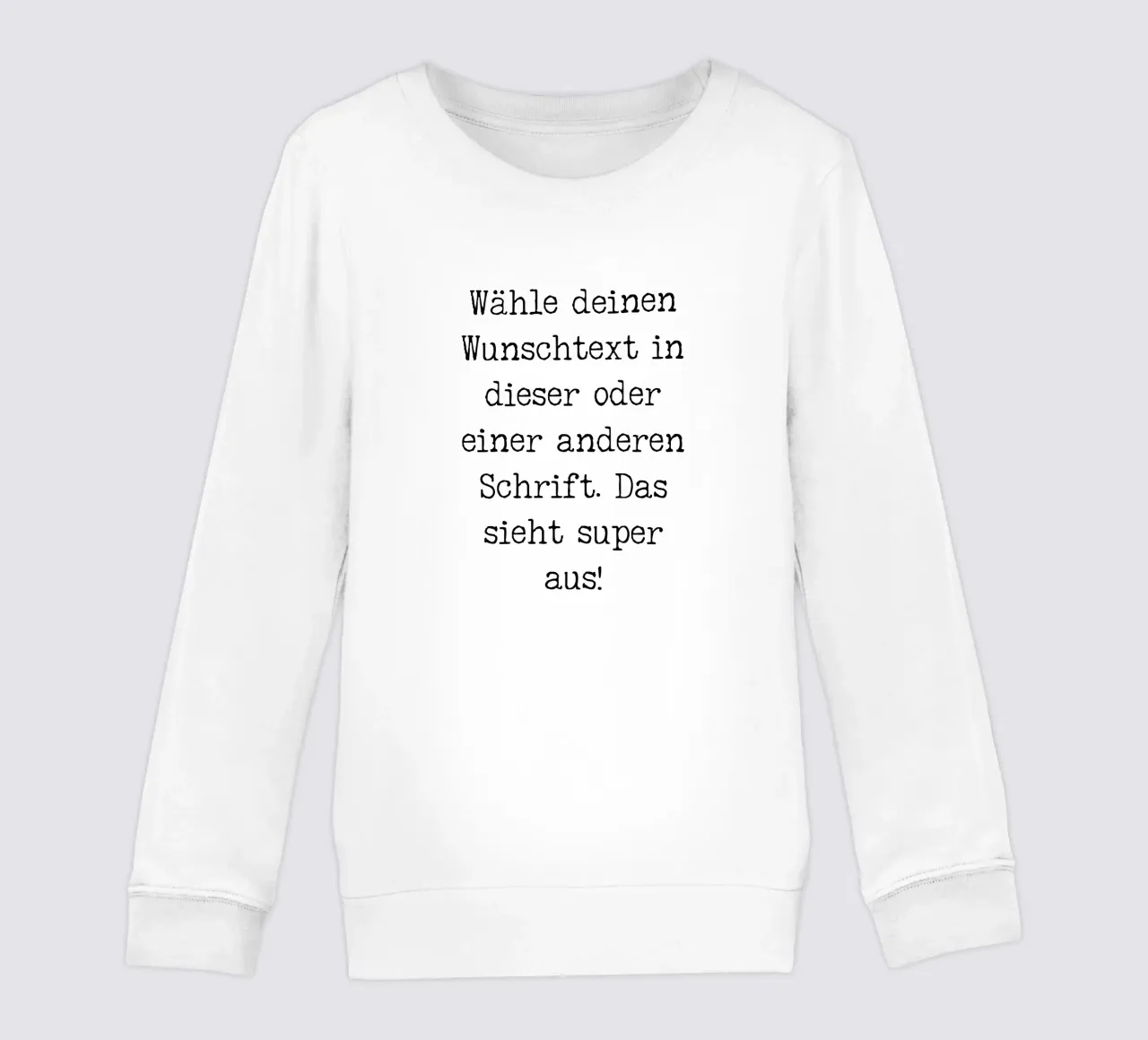 El texto que desee, adaptable, personalizable sudadera para niño de RB-Quotes