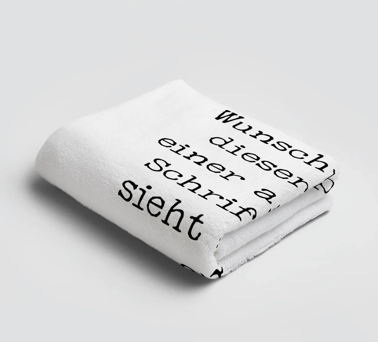 Your desired text, customisable, personalisable towel by RB-Quotes