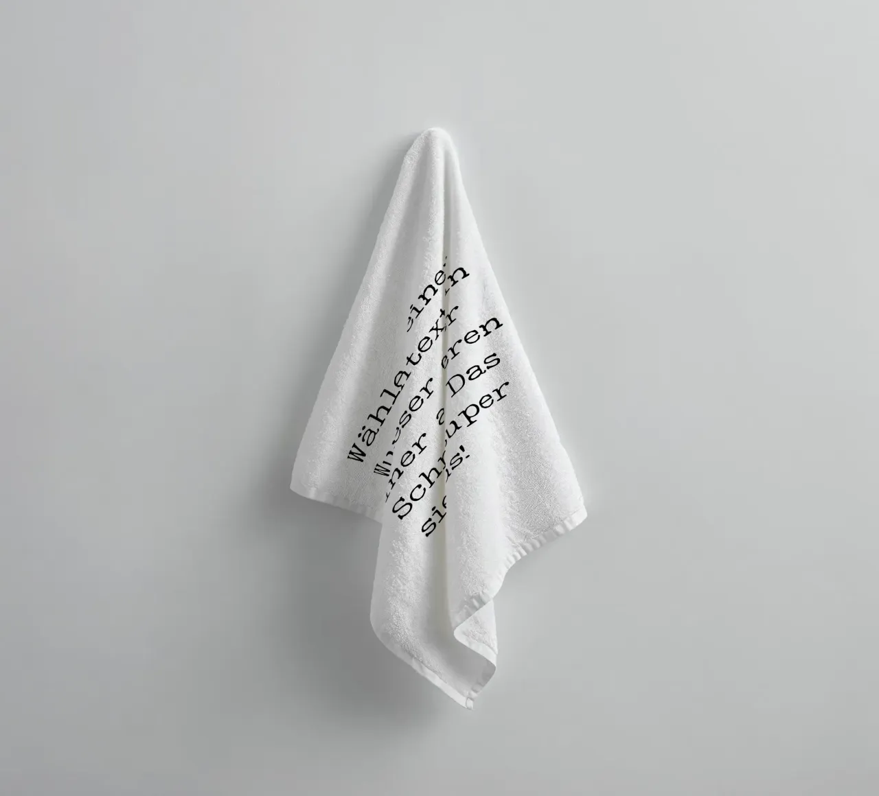 Your desired text, customisable, personalisable towel by RB-Quotes