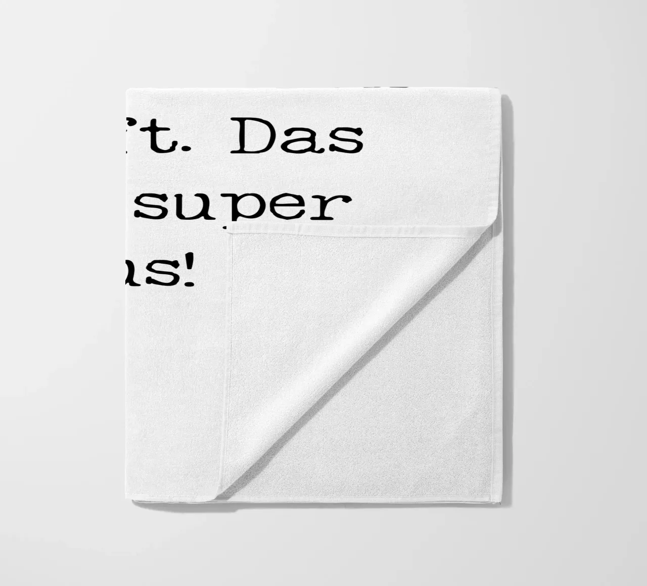 Your desired text, customisable, personalisable beach towel by RB-Quotes