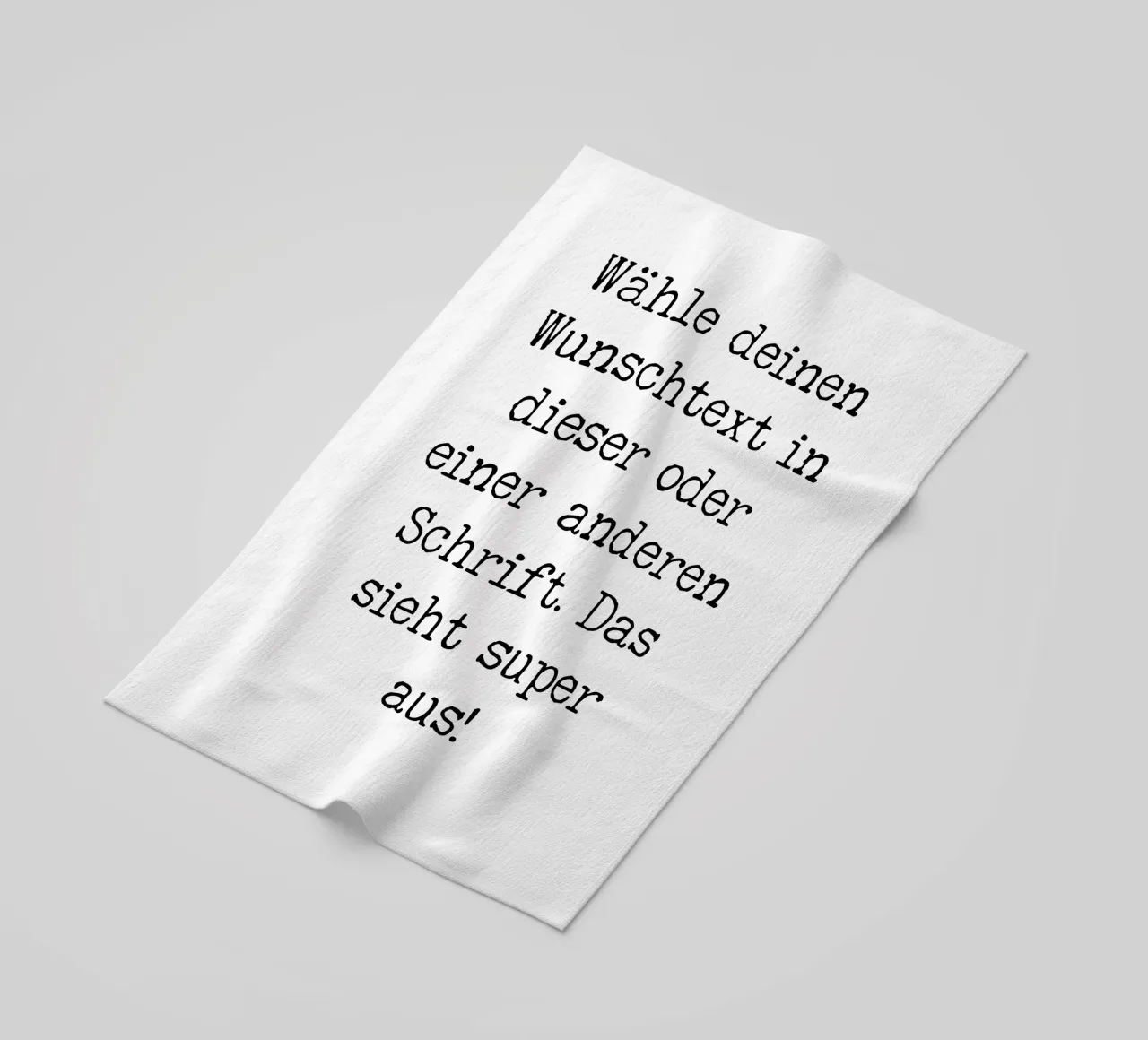 Your desired text, customisable, personalisable beach towel by RB-Quotes