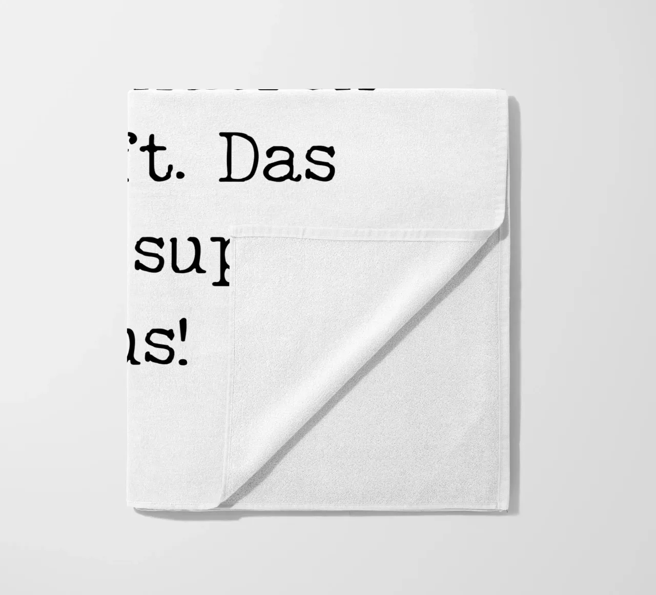 Your desired text, customisable, personalisable beach towel by RB-Quotes