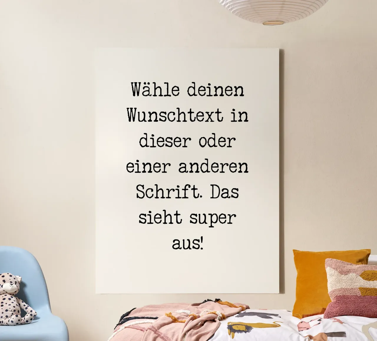 Your desired text, customisable, personalisable canvas by RB-Quotes