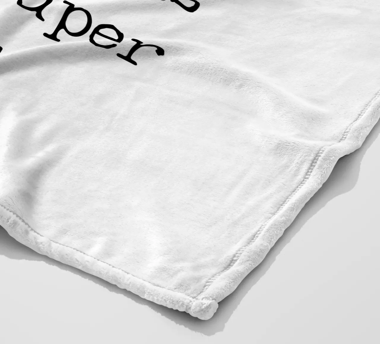 Your desired text, customisable, personalisable fleece blanket by RB-Quotes