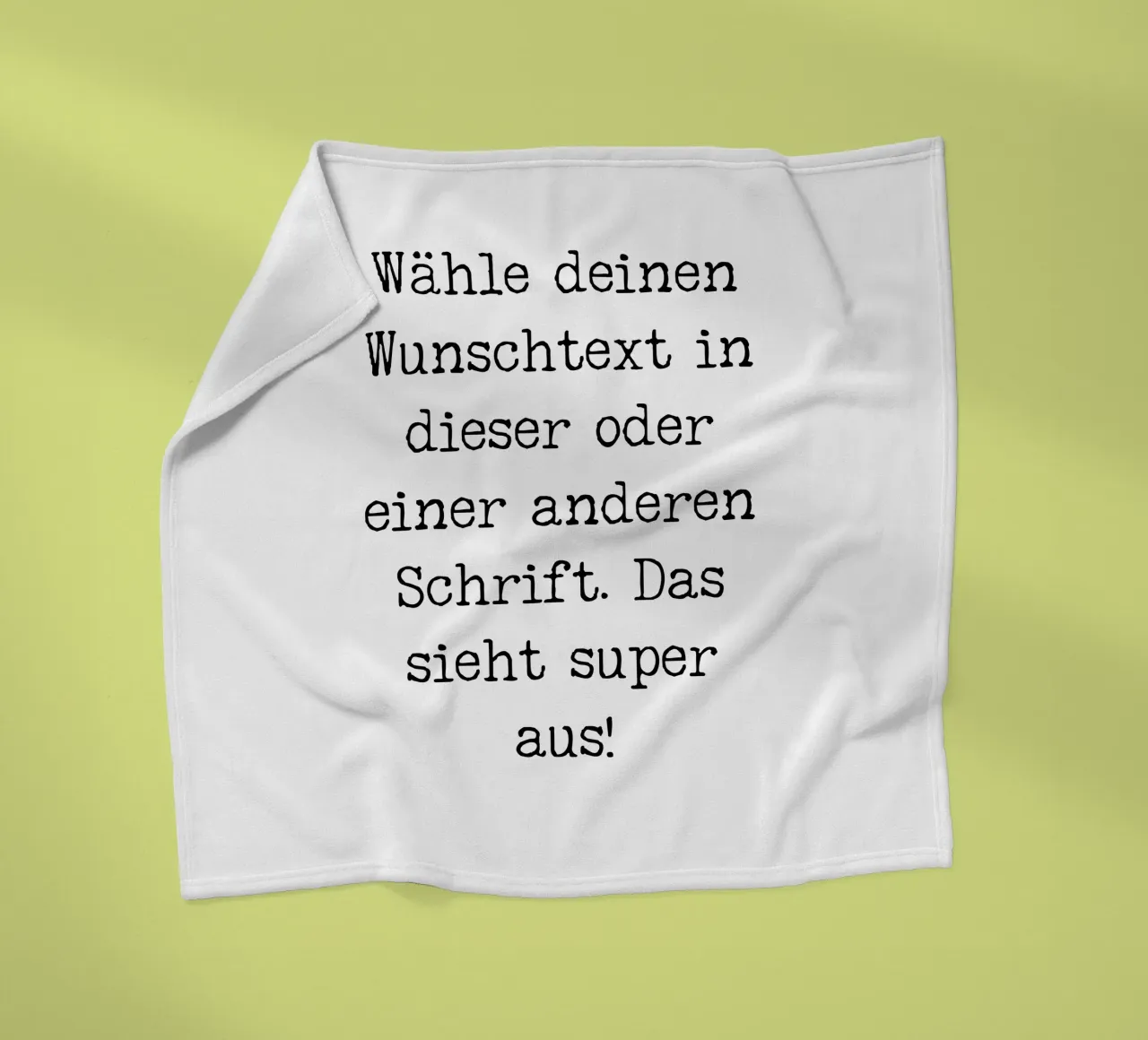 Your desired text, customisable, personalisable fleece blanket by RB-Quotes