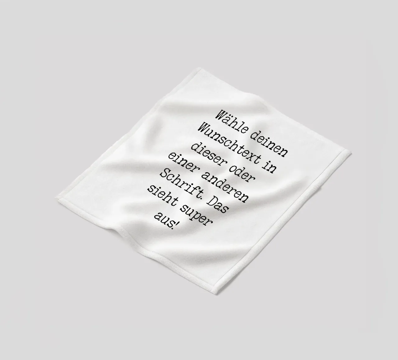 Your desired text, customisable, personalisable fleece blanket by RB-Quotes
