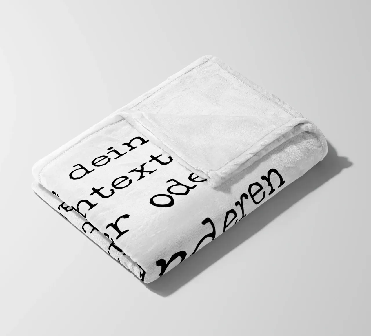 Your desired text, customisable, personalisable fleece blanket by RB-Quotes
