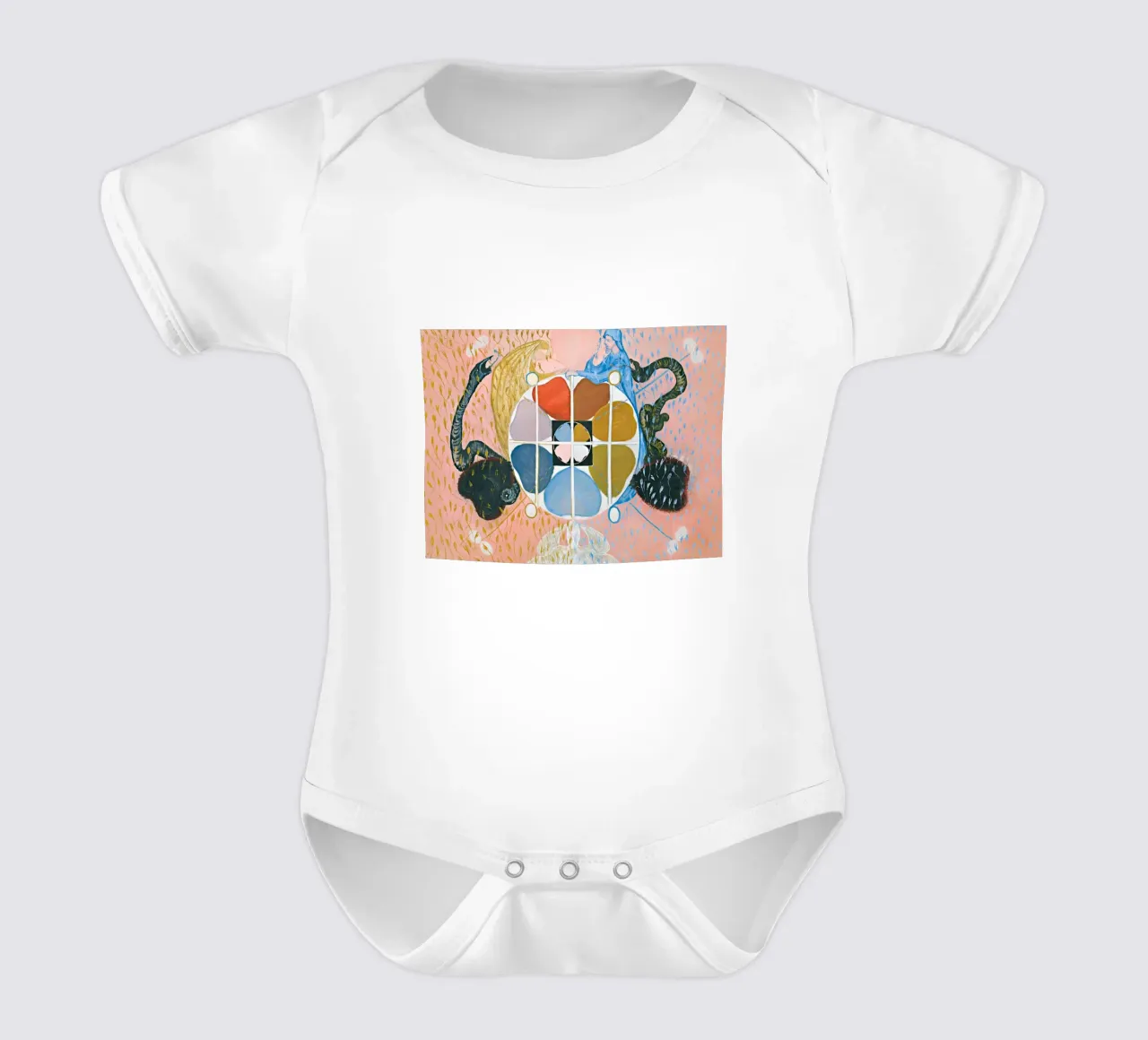 Hilma Af Klint - Evolution n° 12 Groupe VI body bébé de William Store