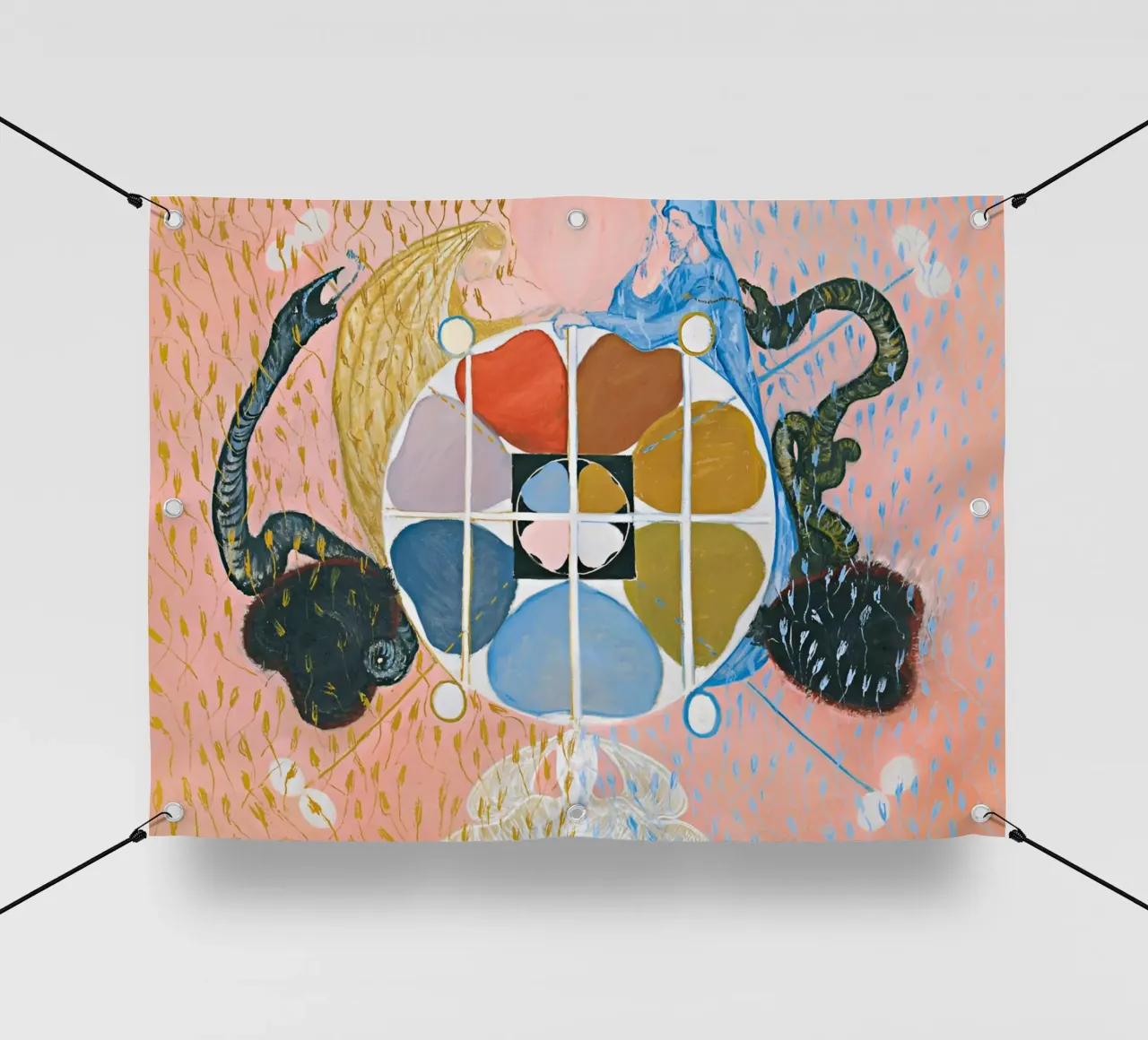 Hilma Af Klint - Evoluzione n. 12 Gruppo VI telo in pvc da William Store
