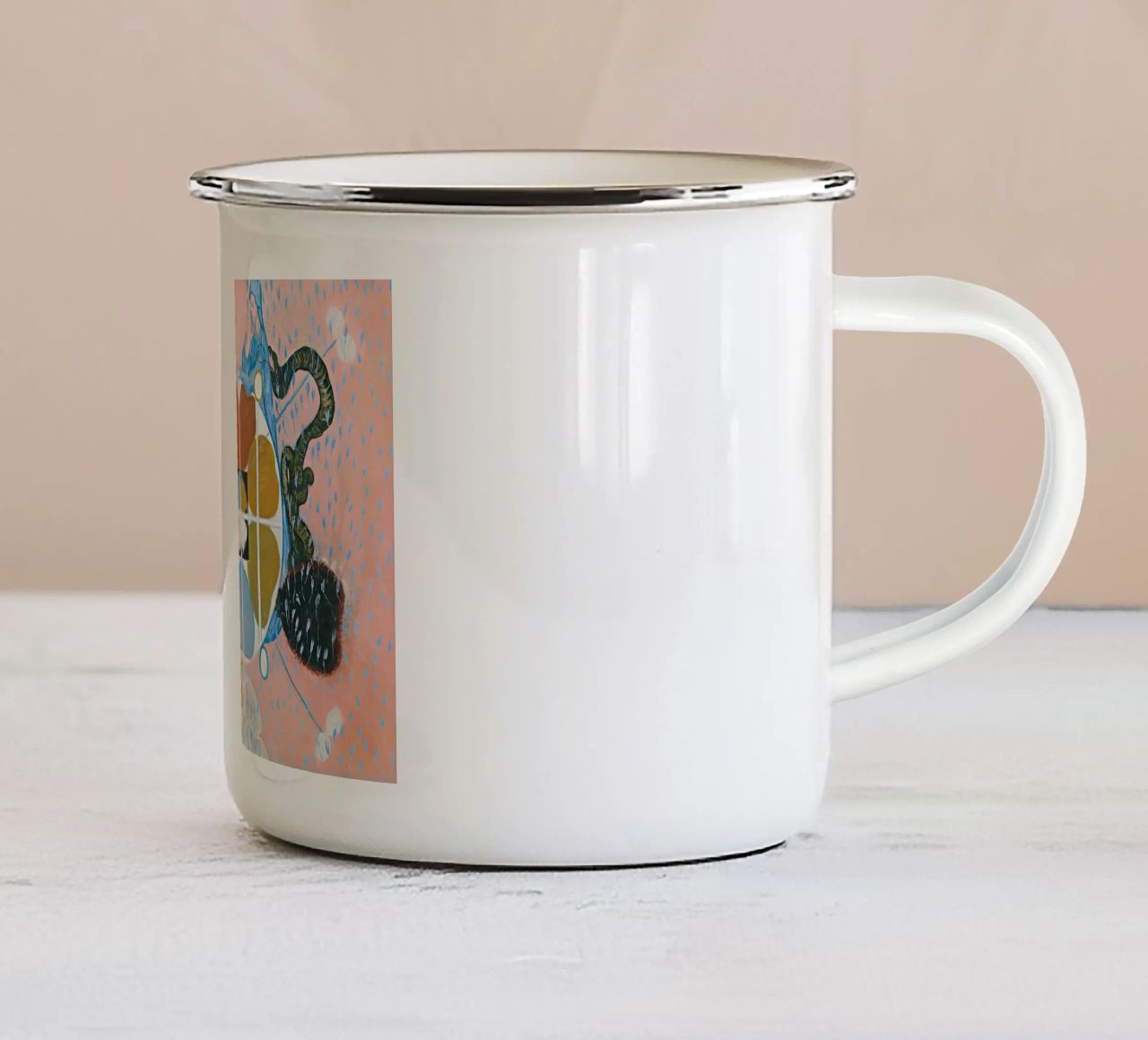 Hilma Af Klint - Evoluzione n. 12 Gruppo VI tazza in smalto da William Store
