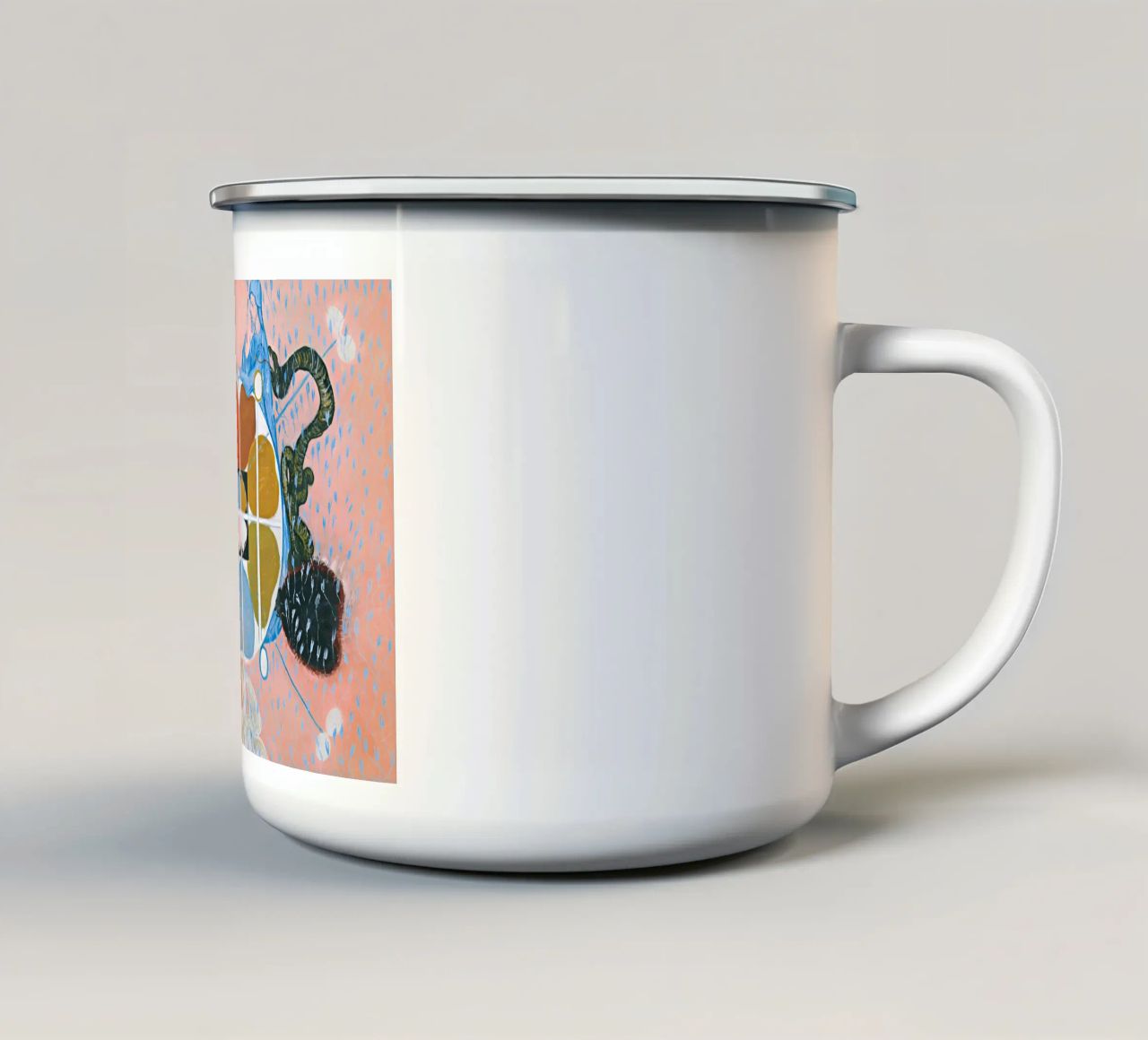 Hilma Af Klint - Evoluzione n. 12 Gruppo VI tazza in smalto da William Store