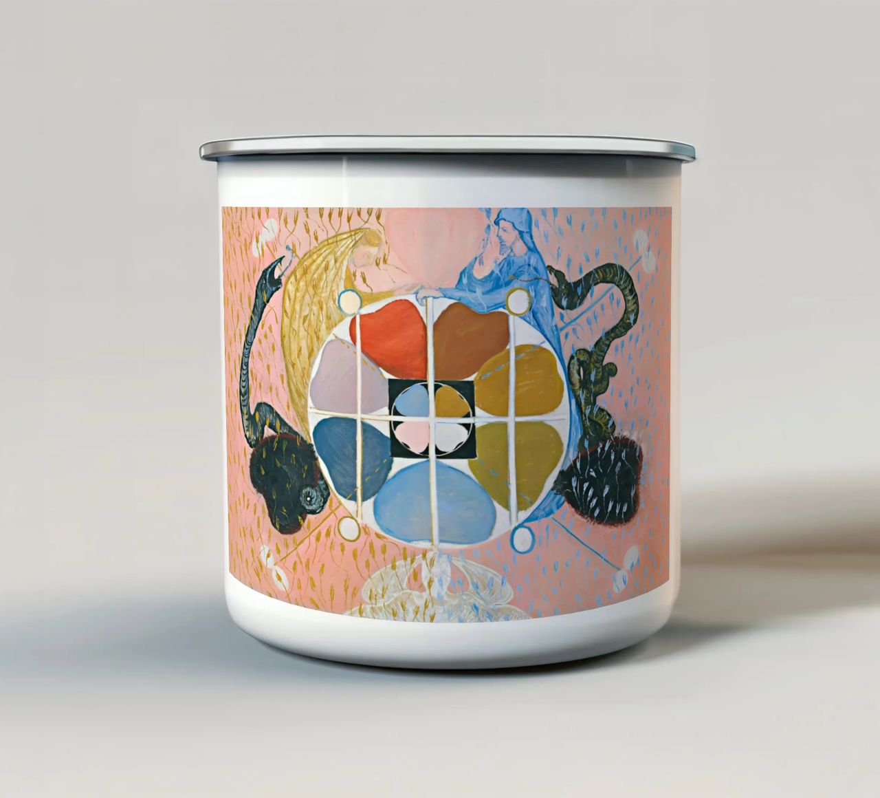 Hilma Af Klint - Evoluzione n. 12 Gruppo VI tazza in smalto da William Store