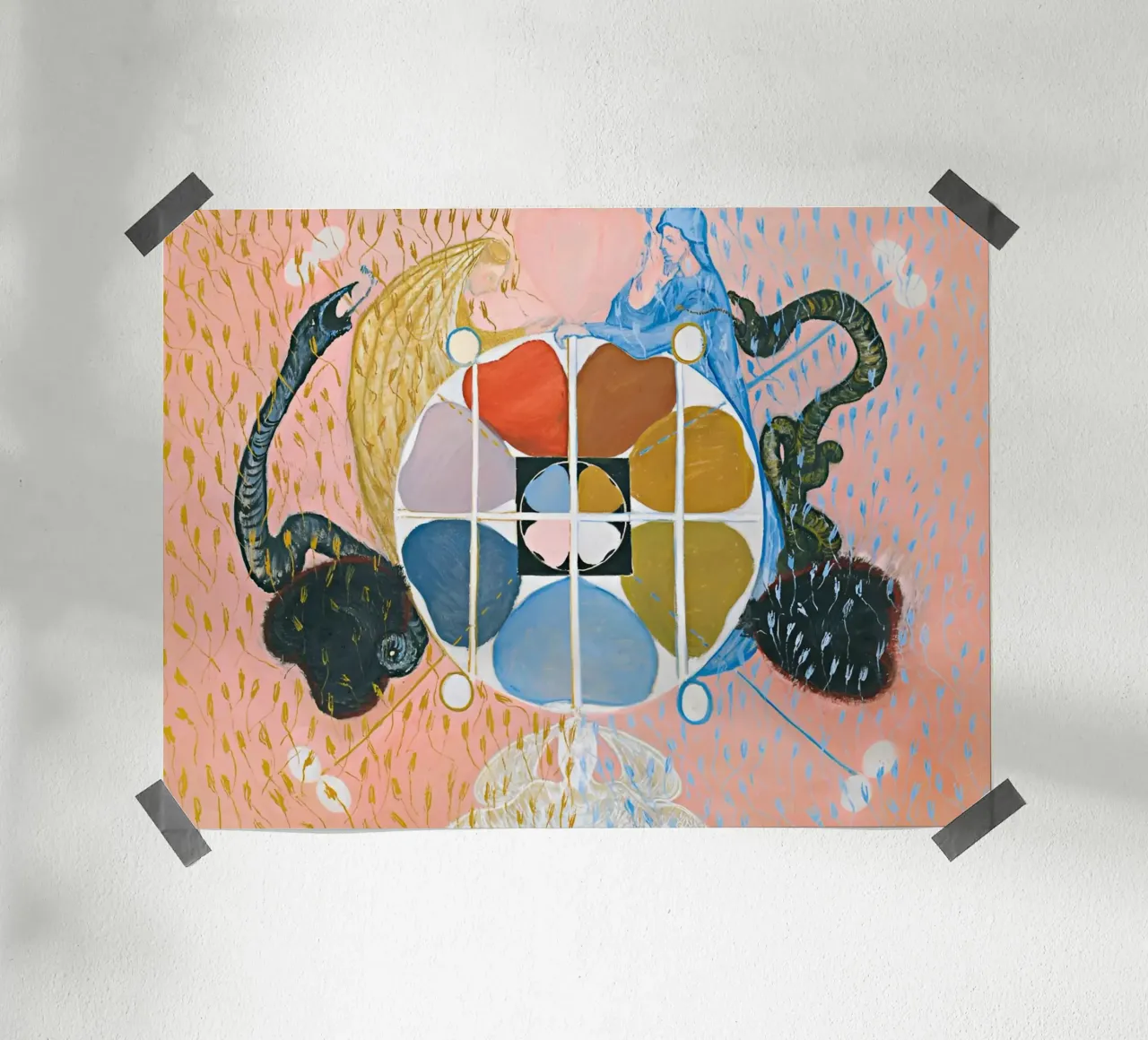Hilma Af Klint - Evolution n° 12 Groupe VI hahnemühle de William Store