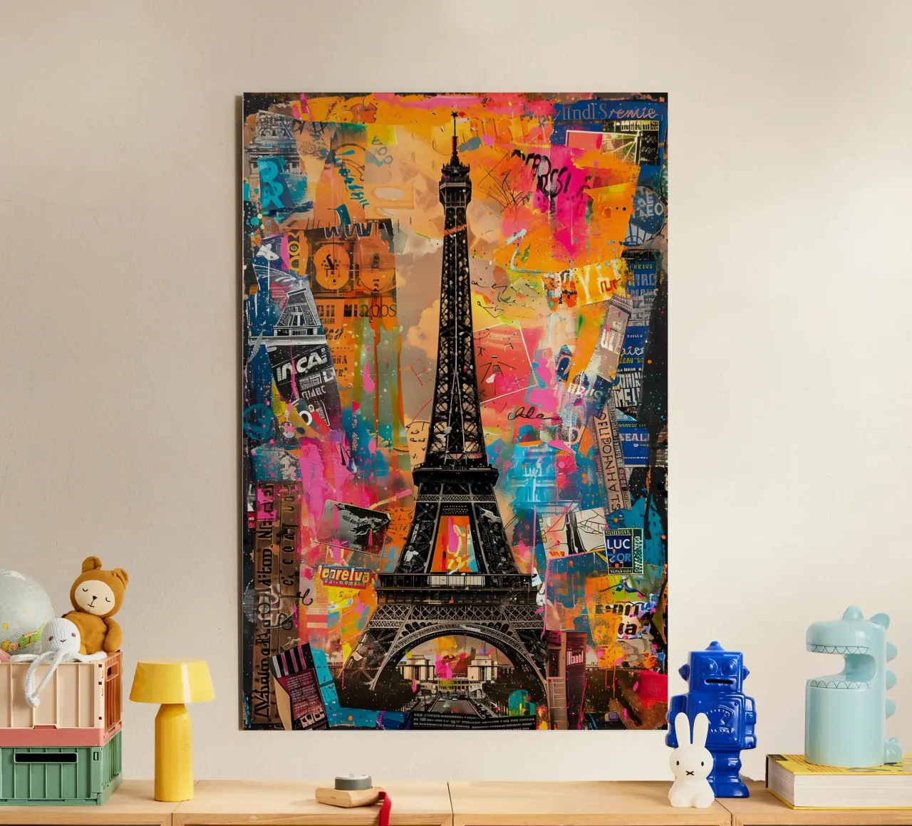 Impressioni di Parigi alluminio dibond da M-Ulrich-Digital Art