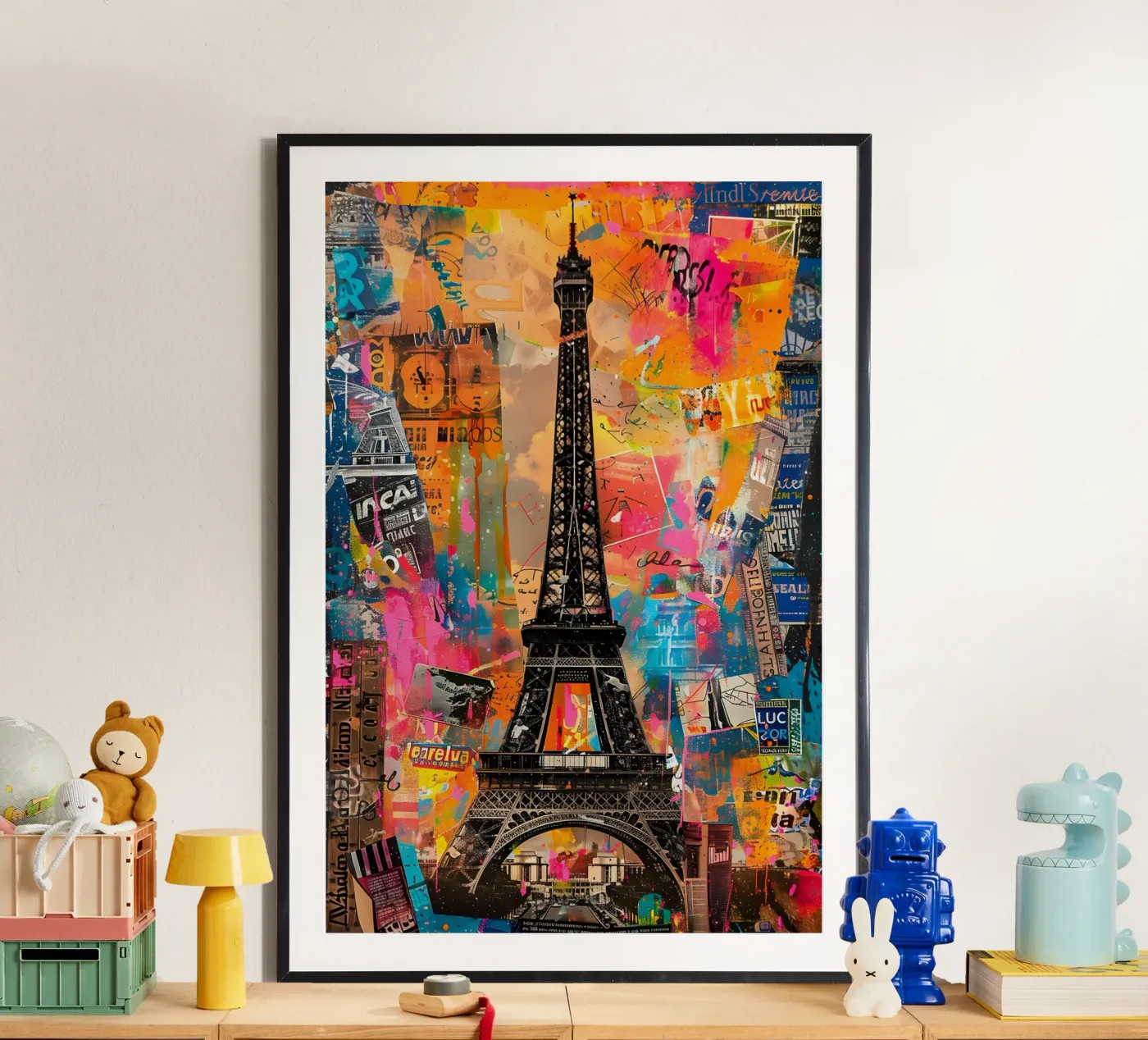 Pariser Impressionen Poster von M-Ulrich-Digital Art